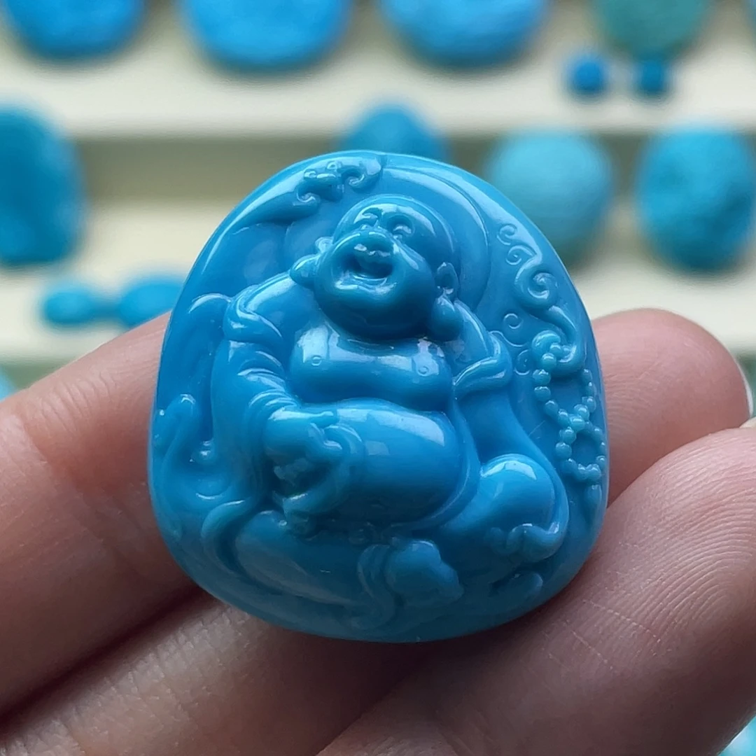 绿松石未镶嵌颈饰