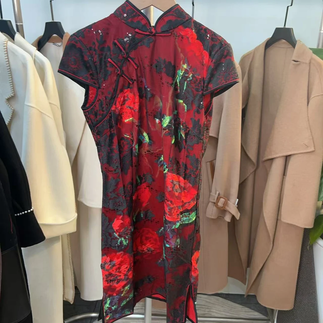 时尚百搭旗袍2818