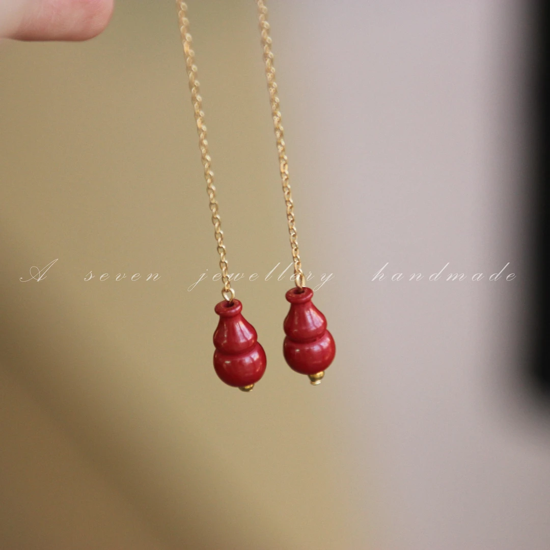 合金耳饰 A seven 小葫芦耳线