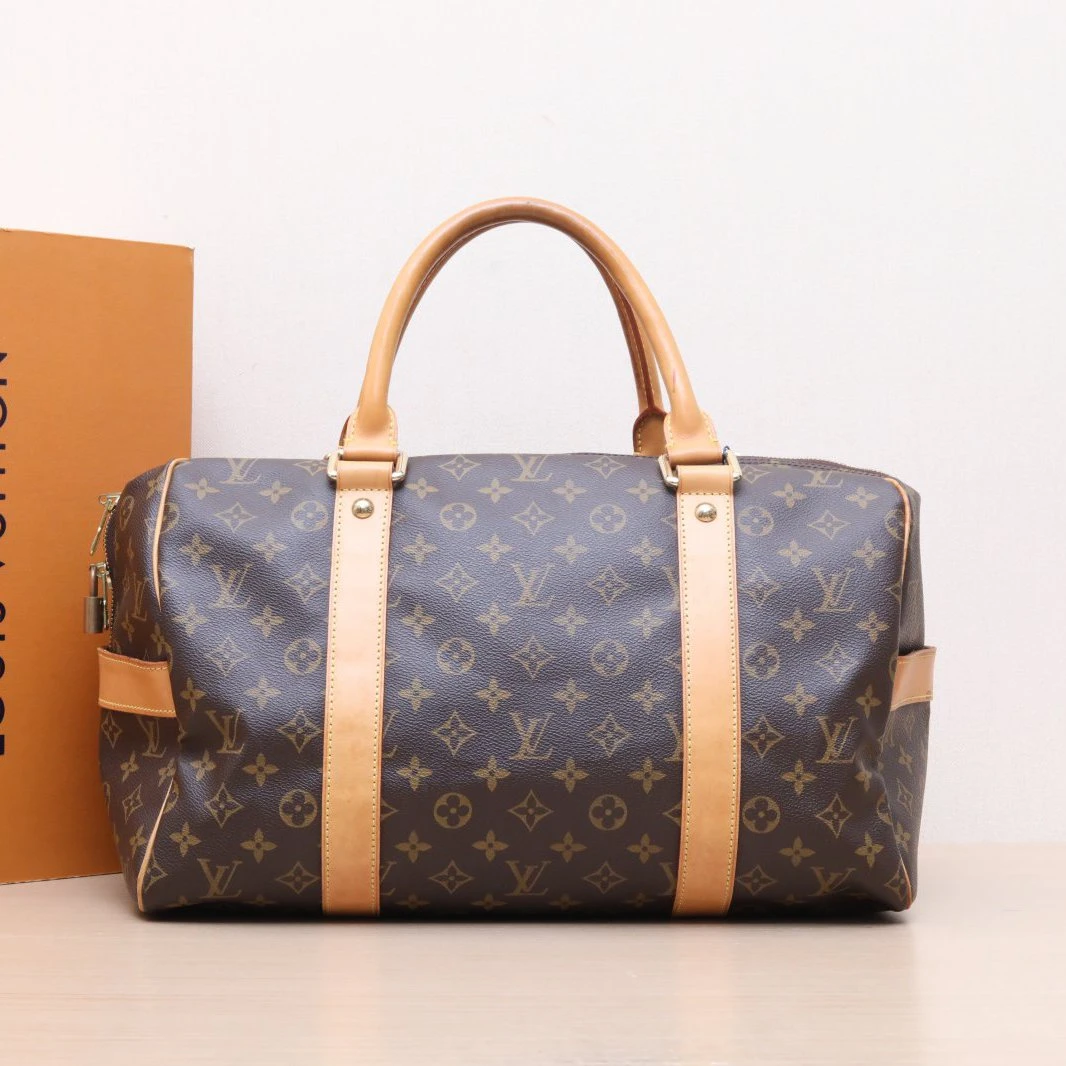 95新 LouisVuitton/路易威登 小花攀攀 老花 Keepall 40 手提包
