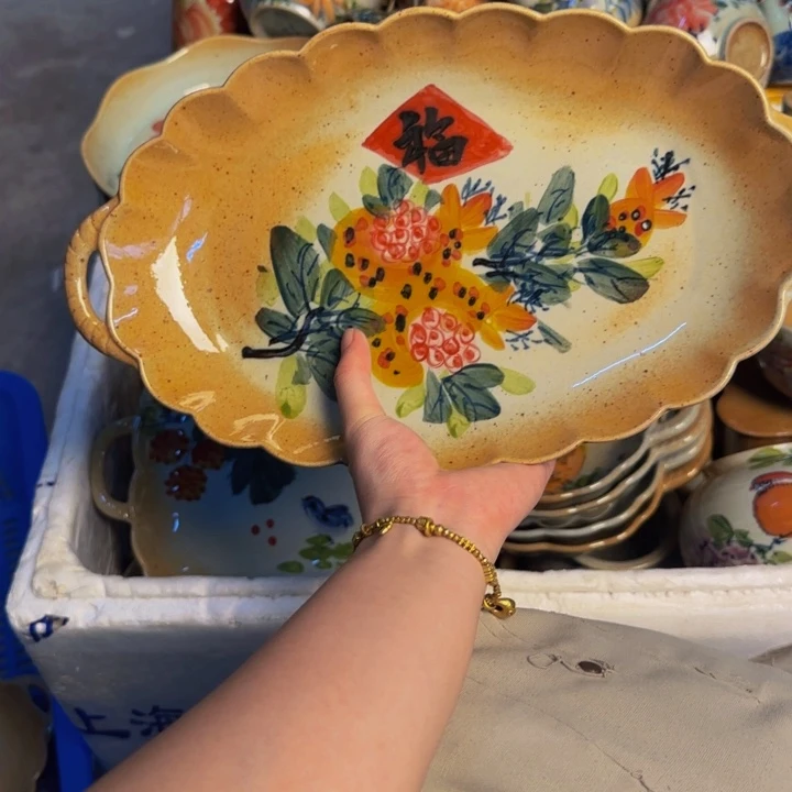 瓷片景德镇陶瓷手工手绘