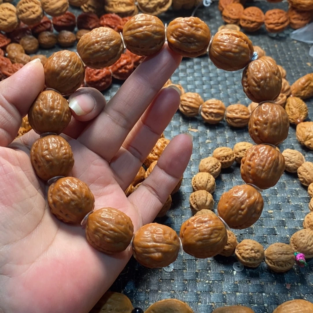 吊坠文玩核桃荔枝纹小枣