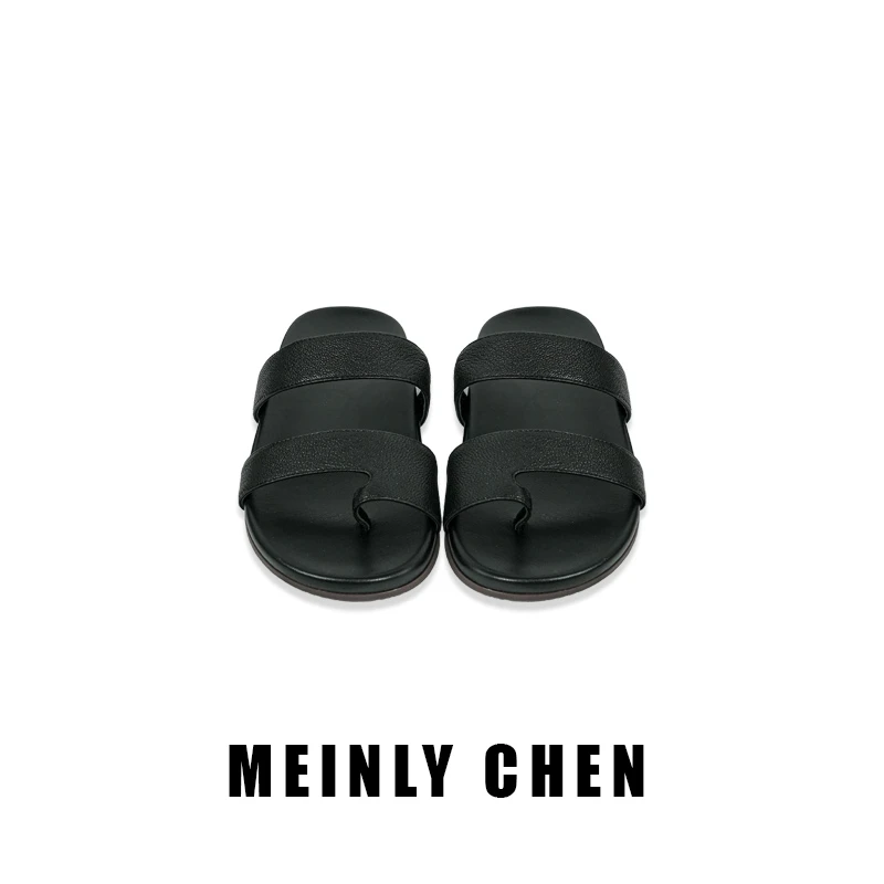 【MEINLY  CHEN】高端设计师款时尚百搭舒适潮流休闲凉鞋2537