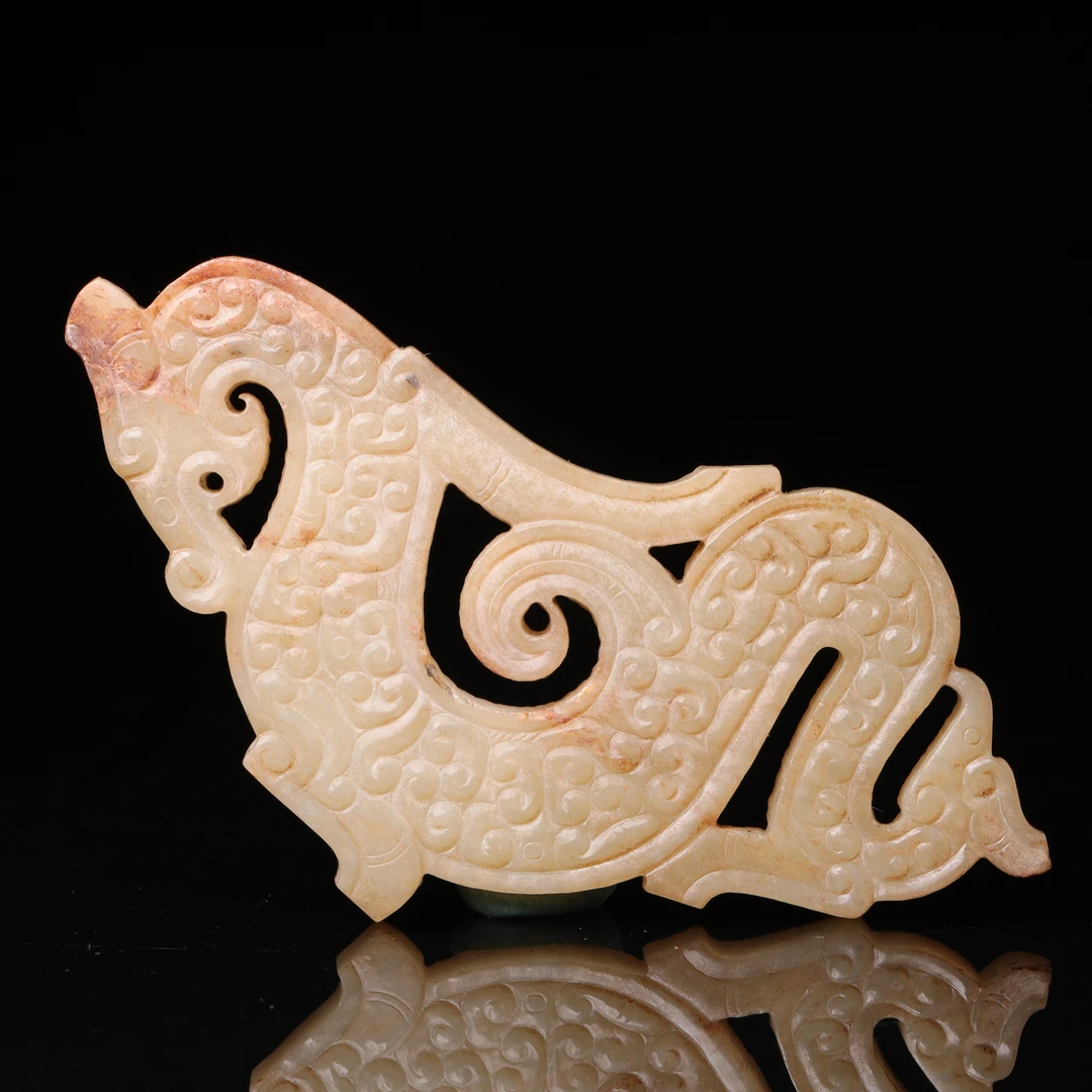 明代和田玉龙凤佩-NX