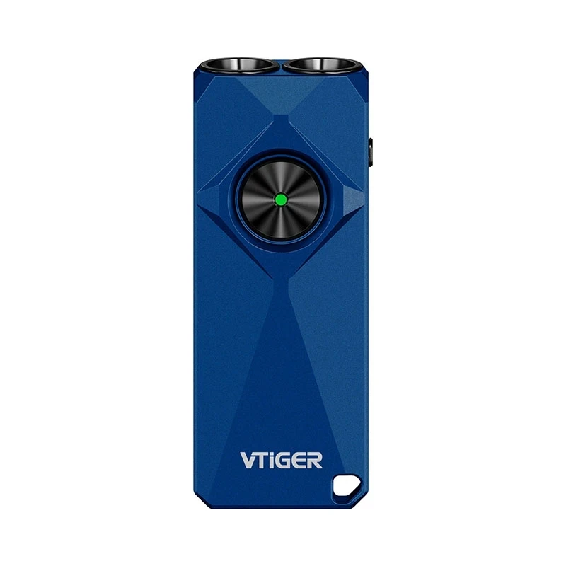 VTIGER蔚虎 K1 迷你EDC钥匙扣强光便携磁吸800流明锌合金手电筒