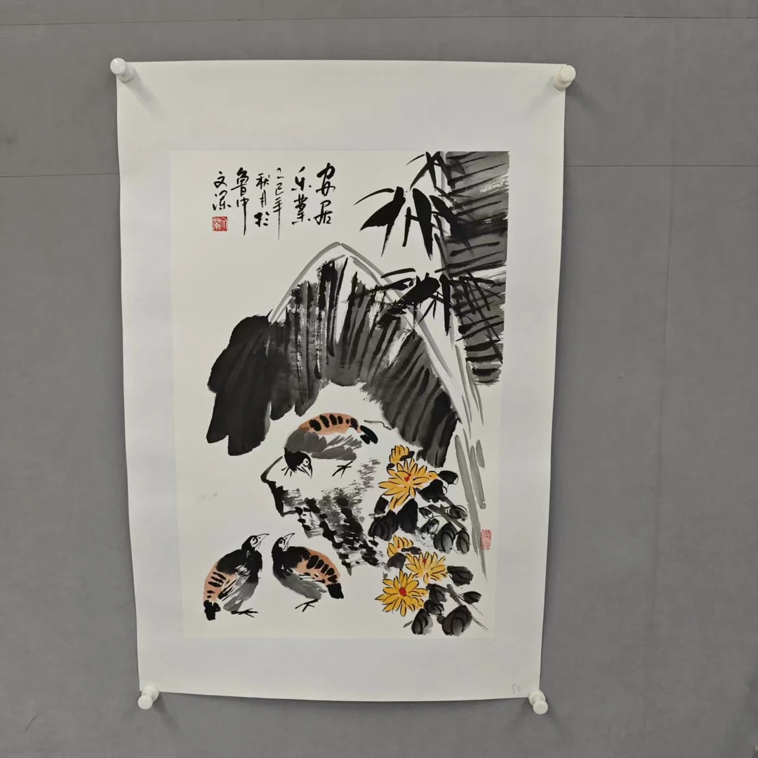 锦泉斋文澜亲笔手绘开三国画作品WL84