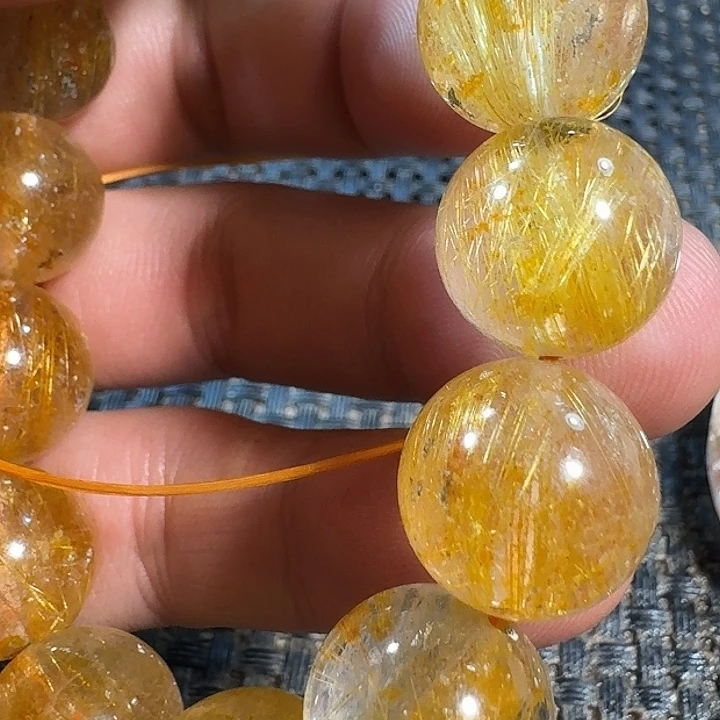 木***视未镶嵌发晶颈饰我