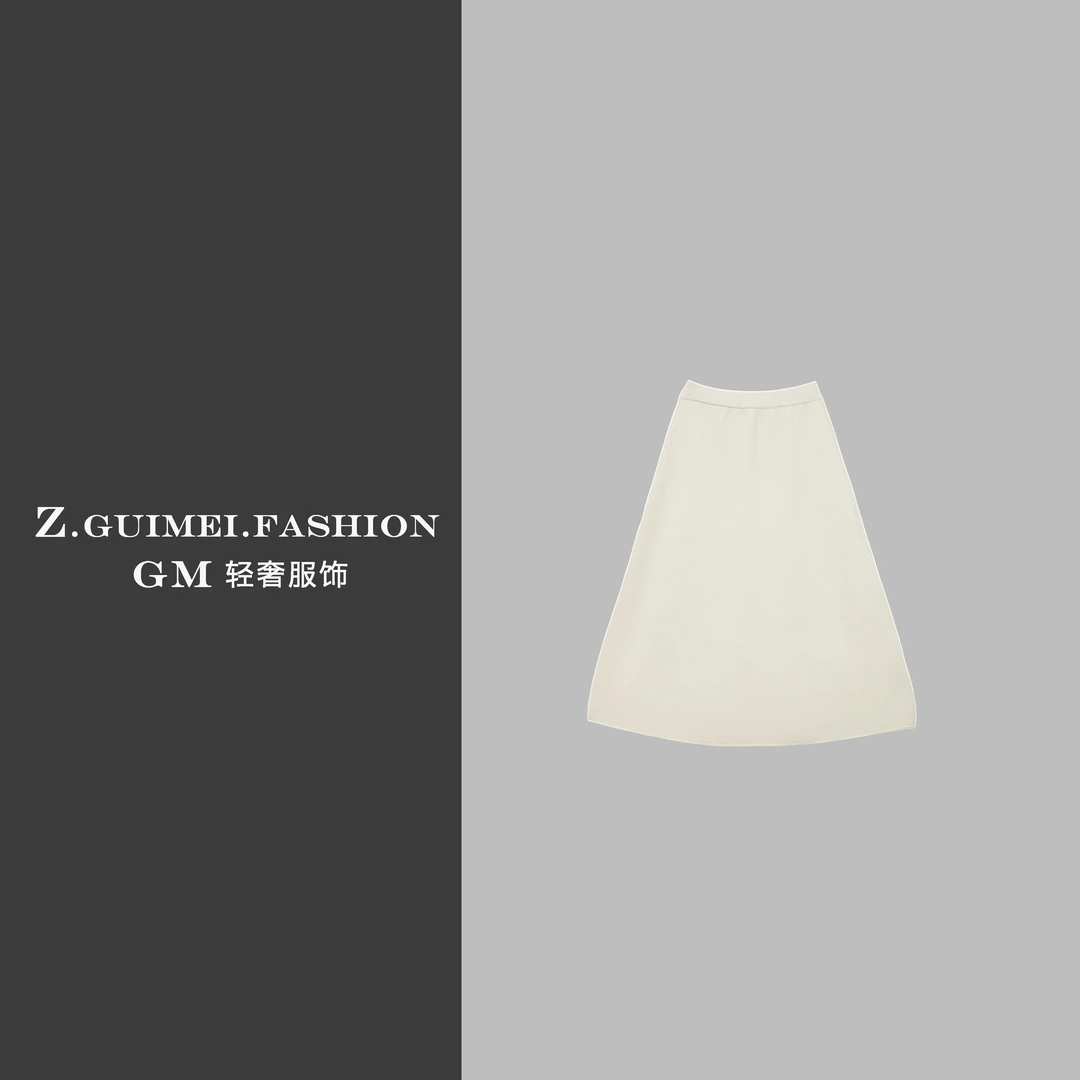 【肆姐高定】12针28支贝贝羊绒净面半身裙Y3038