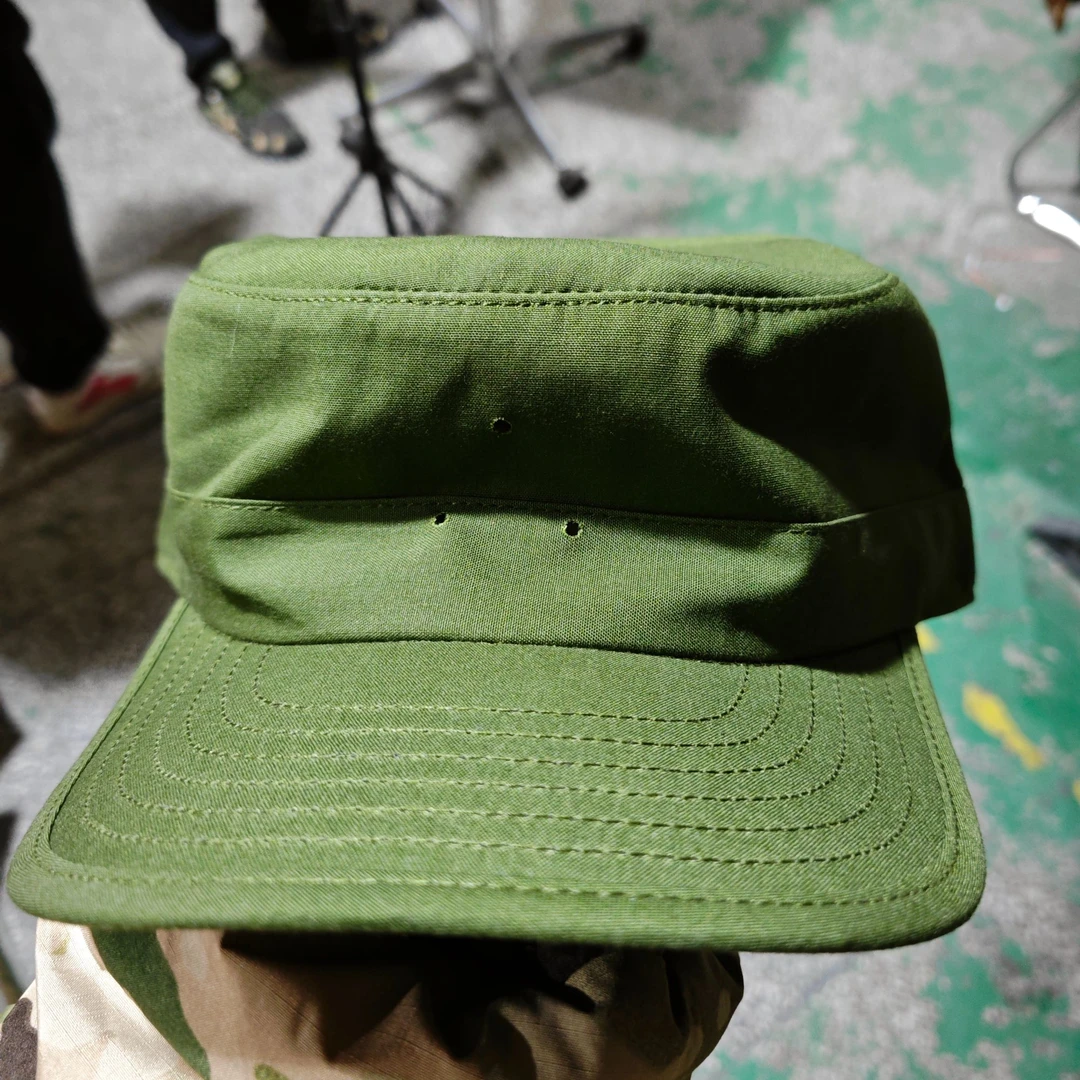 老货老式橄榄绿帽子