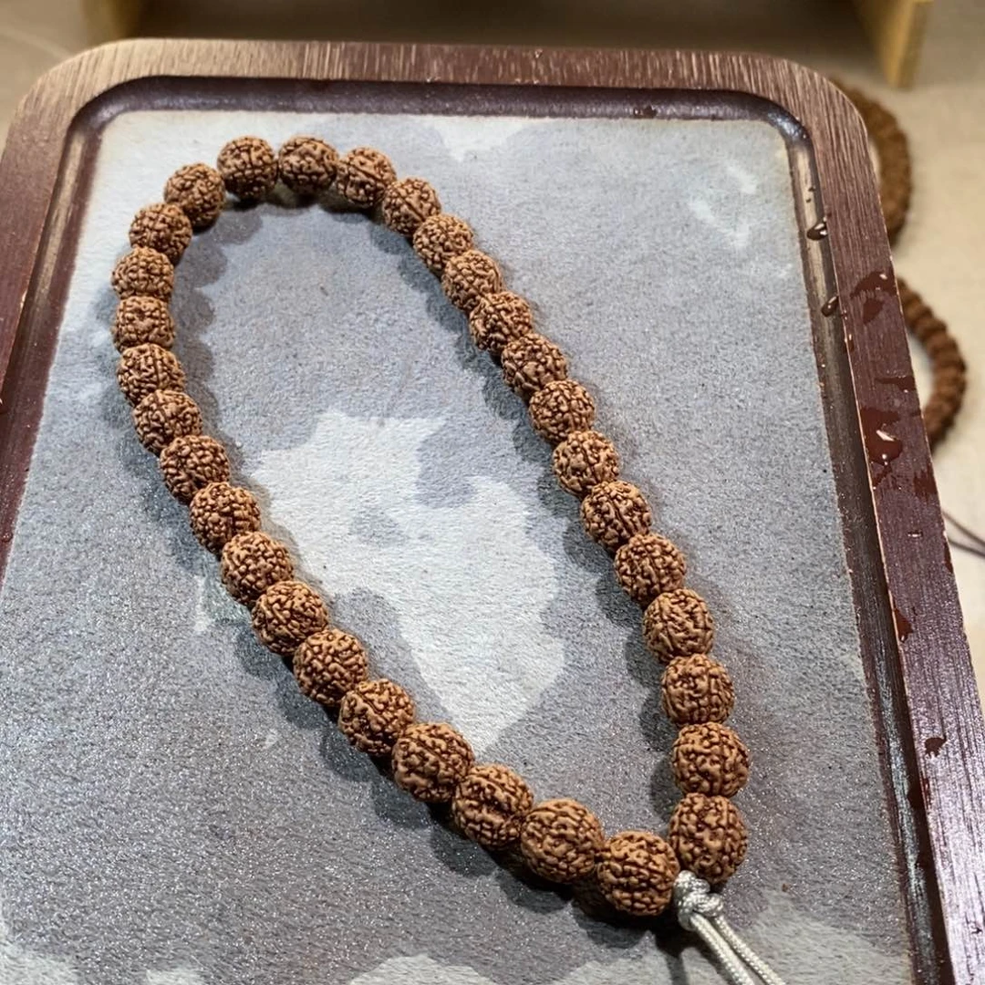 金刚菩提吊坠原装麦穗盘龙手持003