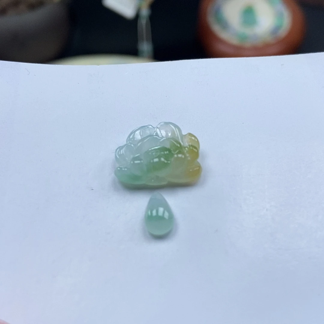 未镶嵌挂件翡翠闪