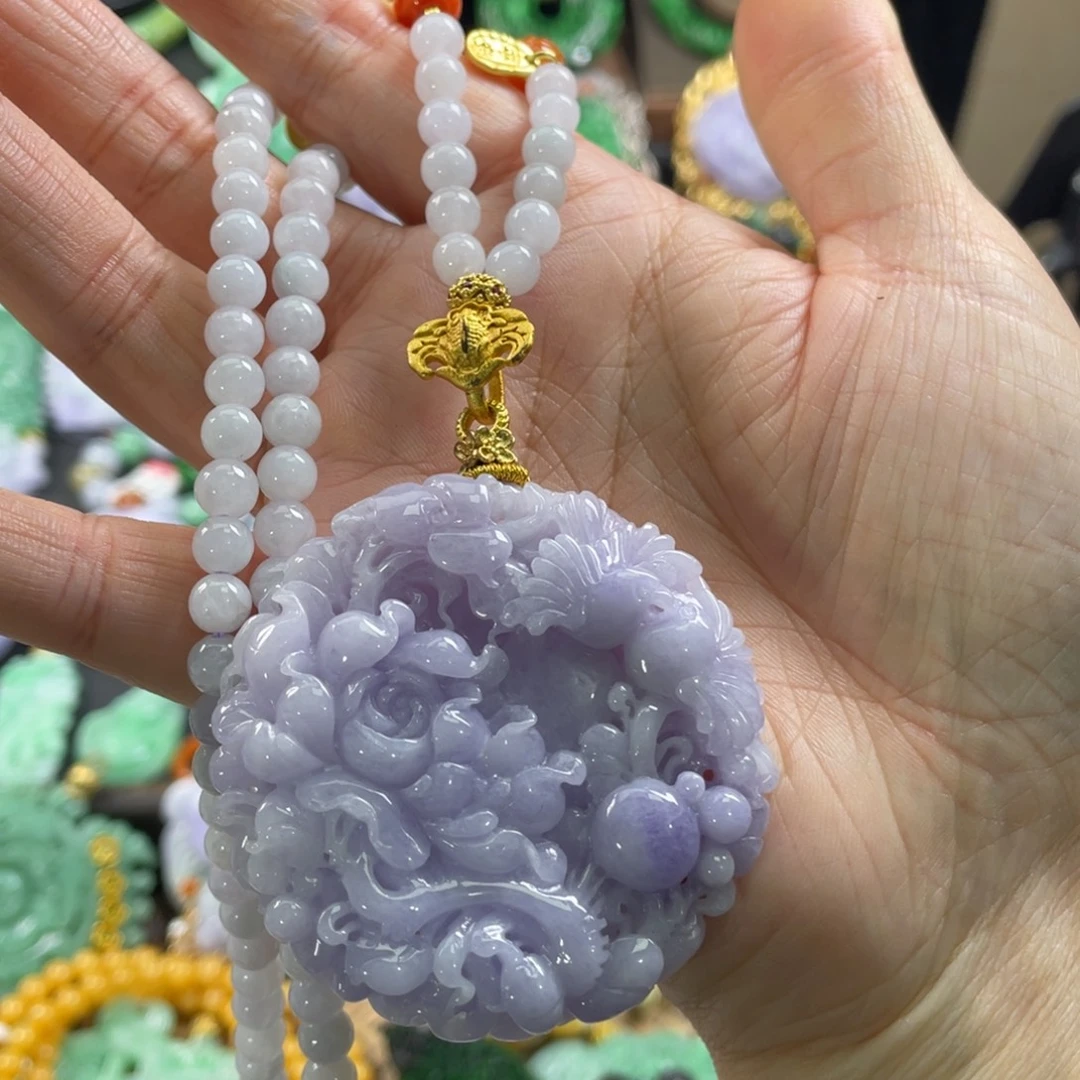 翡翠未镶嵌耳饰代编织