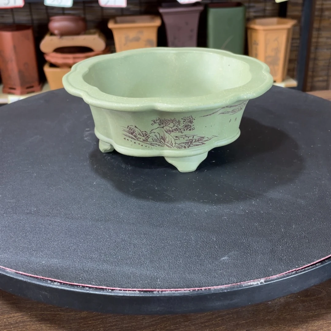 花盆紫砂擦汗也没