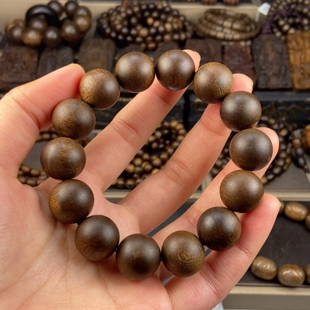 沉香手串用****9越南芽庄白棋楠