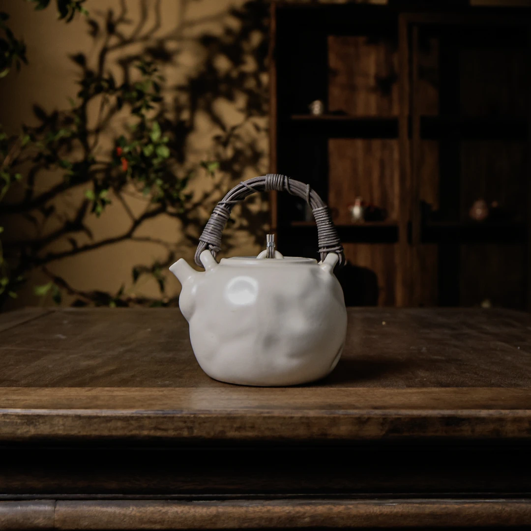 【九姐爱喝茶】苏打釉-梵山堂-听云壶（W0057）