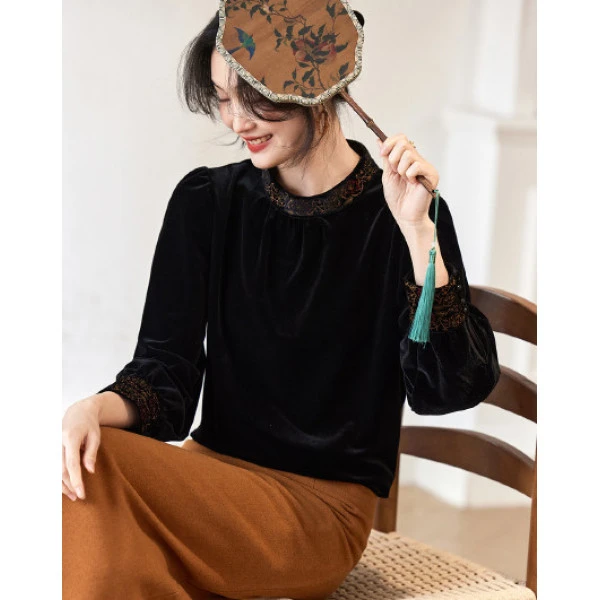 新中式高端女式T恤