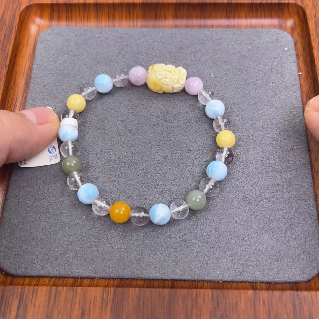 琥珀手链未镶嵌蜜蜡手串