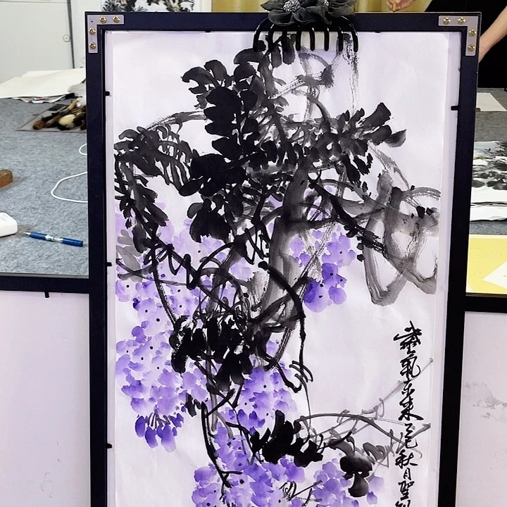 国画张圣敏先生纯手绘作品