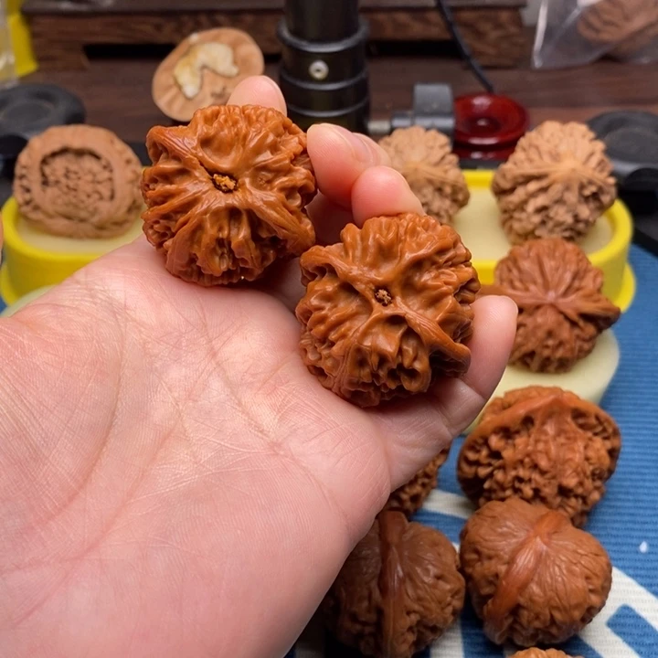 H***.文玩核桃把件苹果园