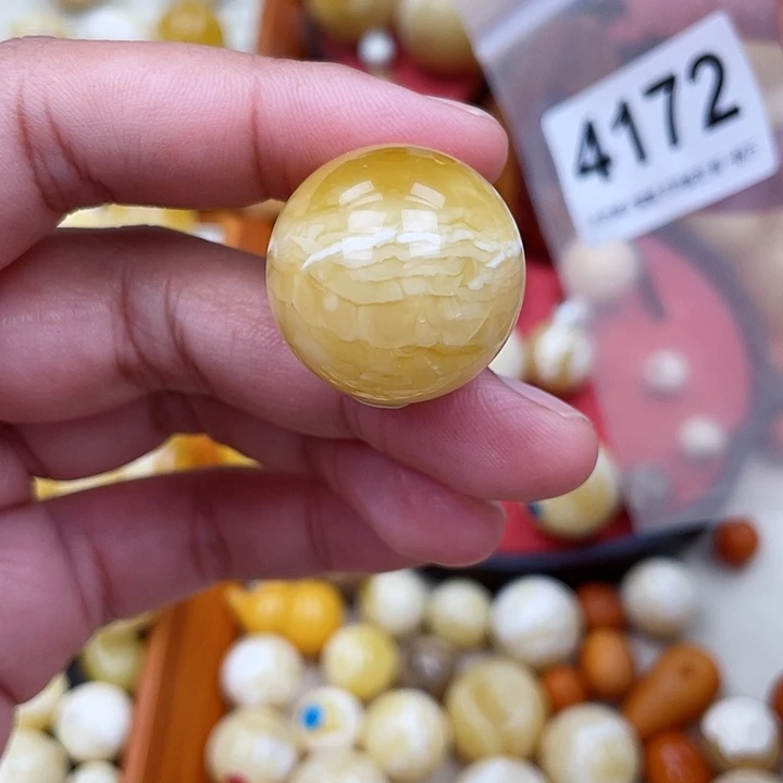 蜜蜡未镶嵌珠宝奇石冰片25