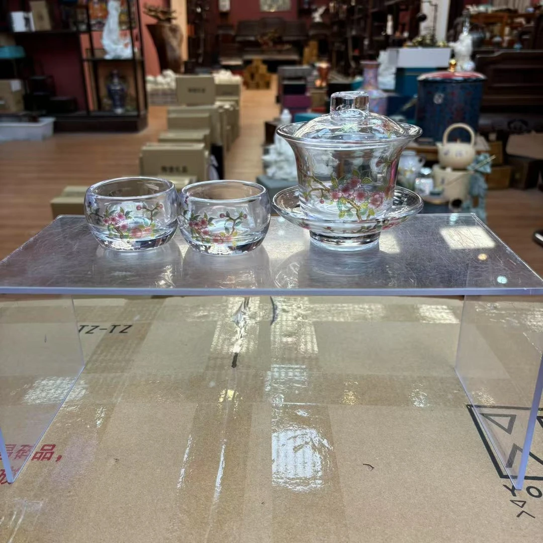 【闪购商品】桃李春风高温耐热三才盖碗