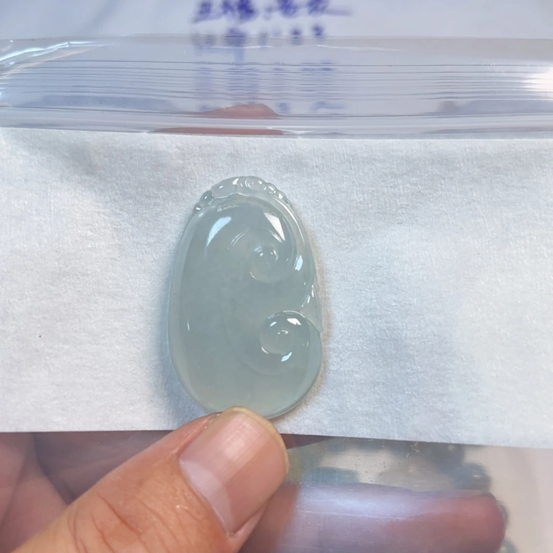 定制翡翠未镶嵌天然缅甸翡翠冰如意