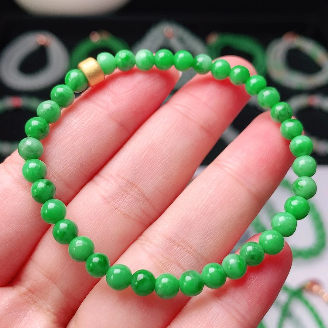 未镶嵌手链翡翠翡翠