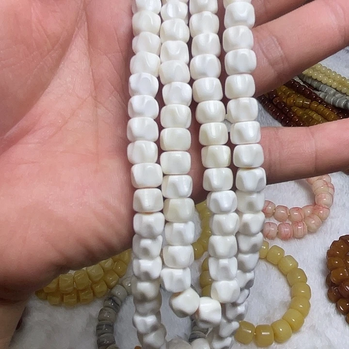 夜***华鹿骨手串/手链鹿骨卡9百香籽108