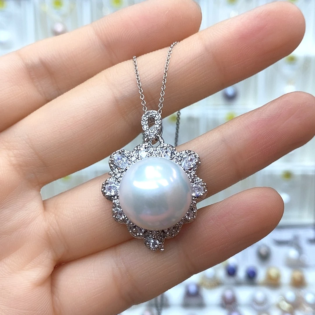 淡水珍珠合金颈饰