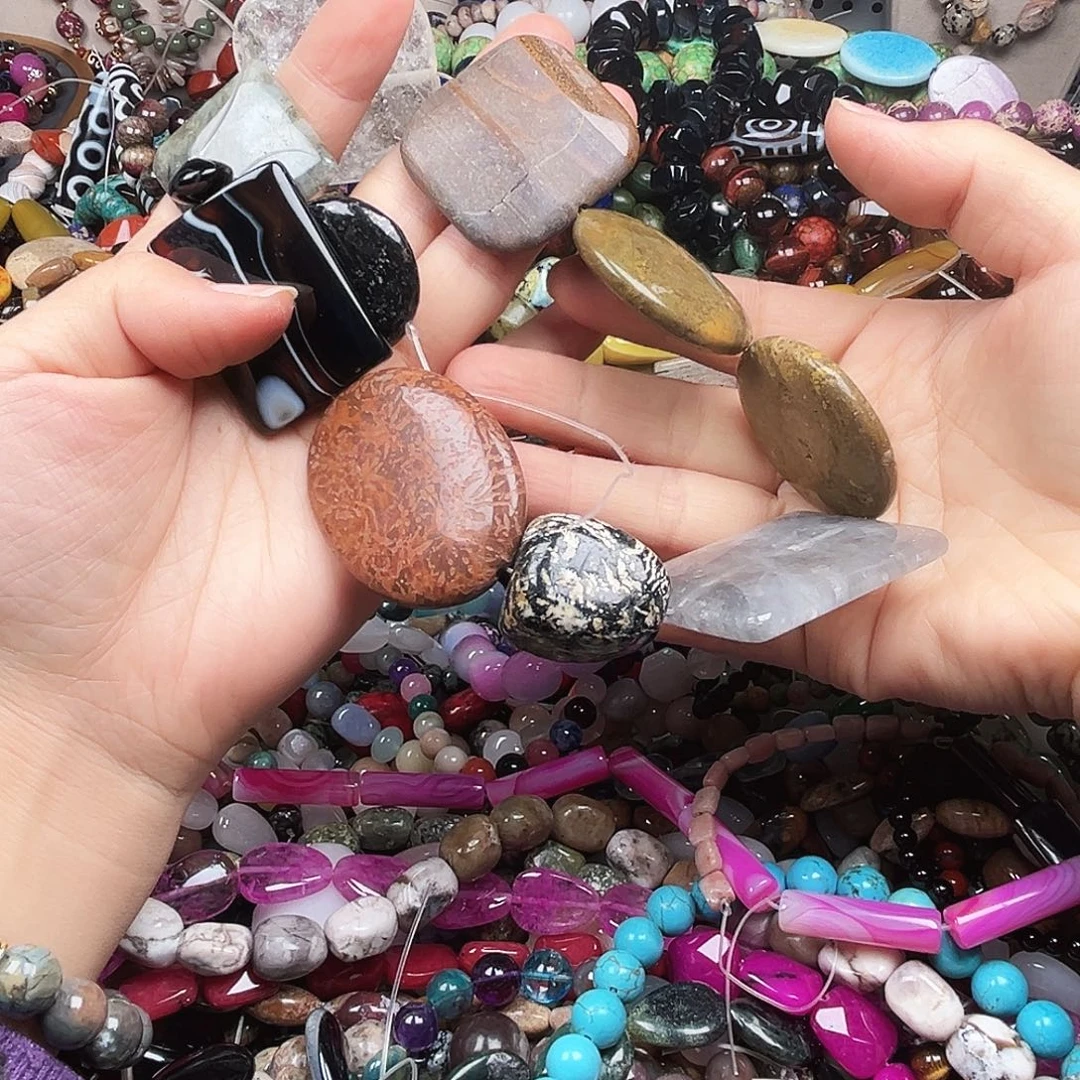 玛瑙/玉髓未镶嵌珠宝半成品多宝