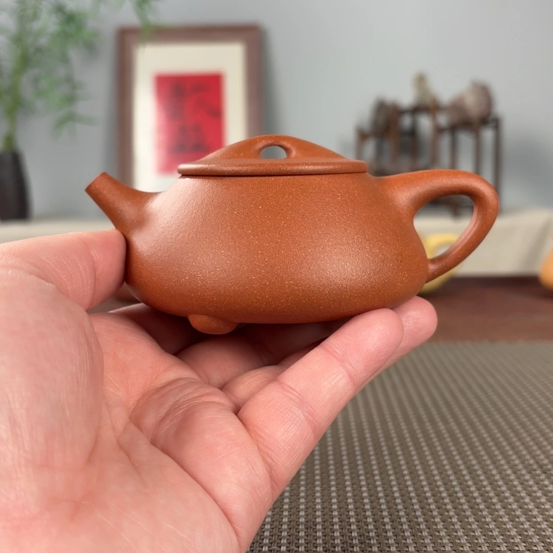 紫砂茶壶微瑕黄龙山原矿紫砂壶