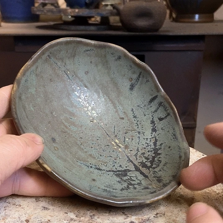 盘手工高温原矿窑变