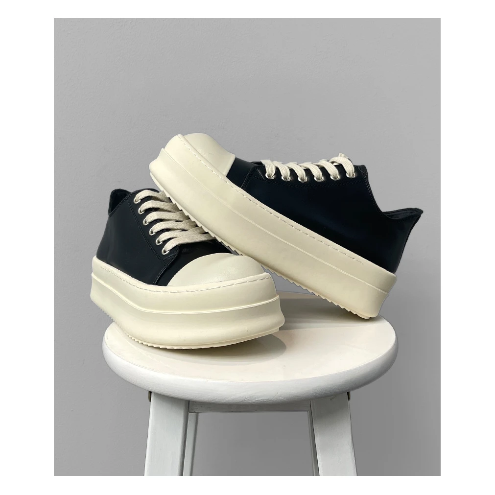 【qbqa专柜版】美式厚底帆布鞋男款女高街小众运动情侣大头板鞋通勤