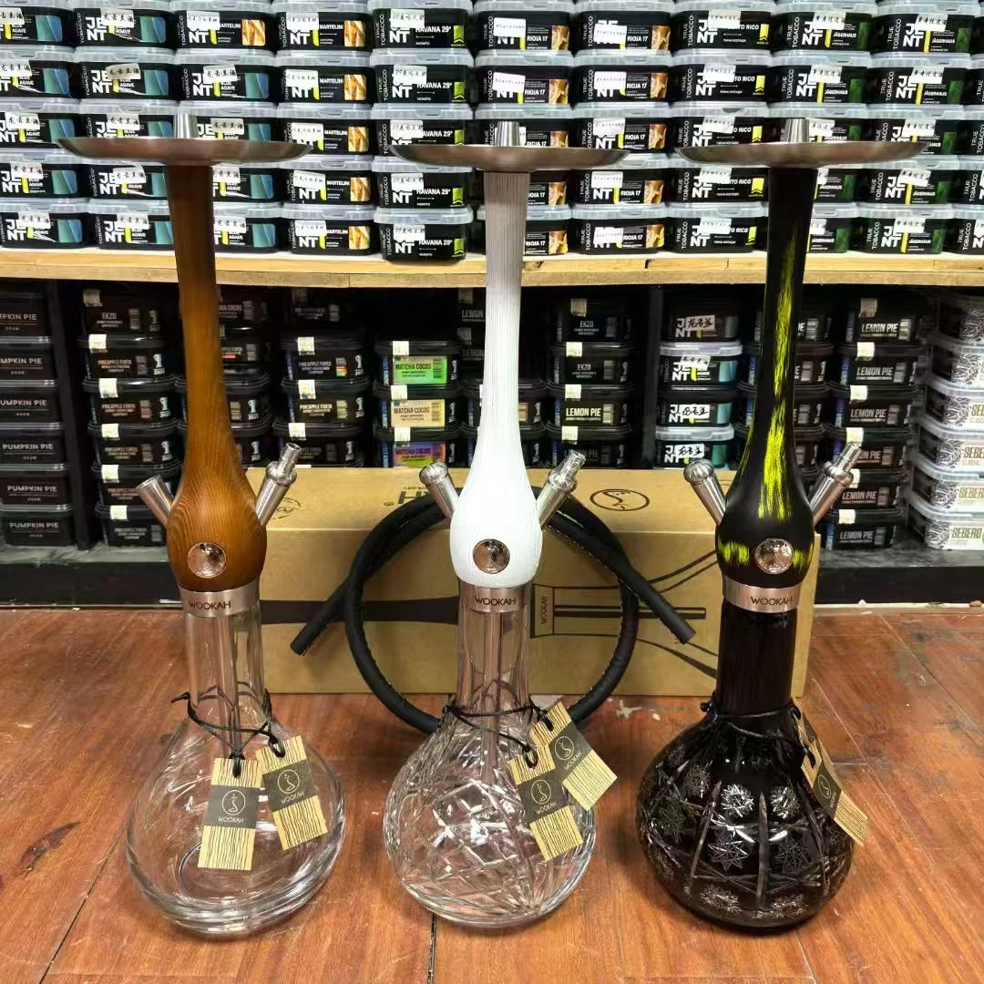 阿拉伯水烟 WOOKAH hookah波兰旺卡国产款不锈钢单管礼盒水烟壶