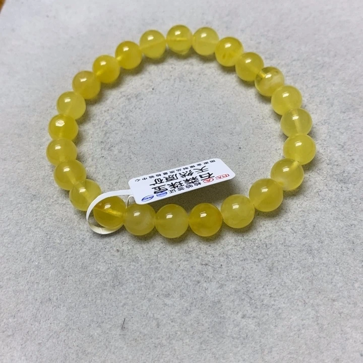 蜜蜡未镶嵌裸石串