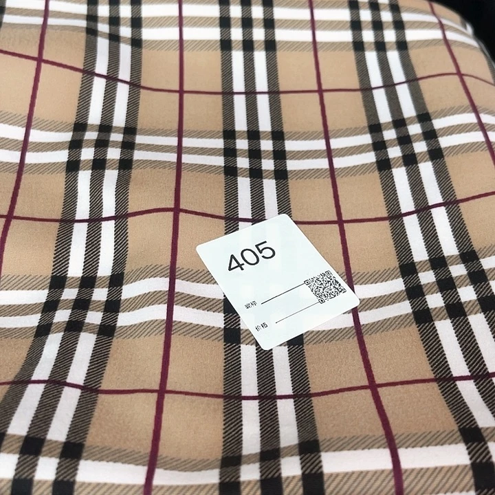 巴宝莉加绒格子1米