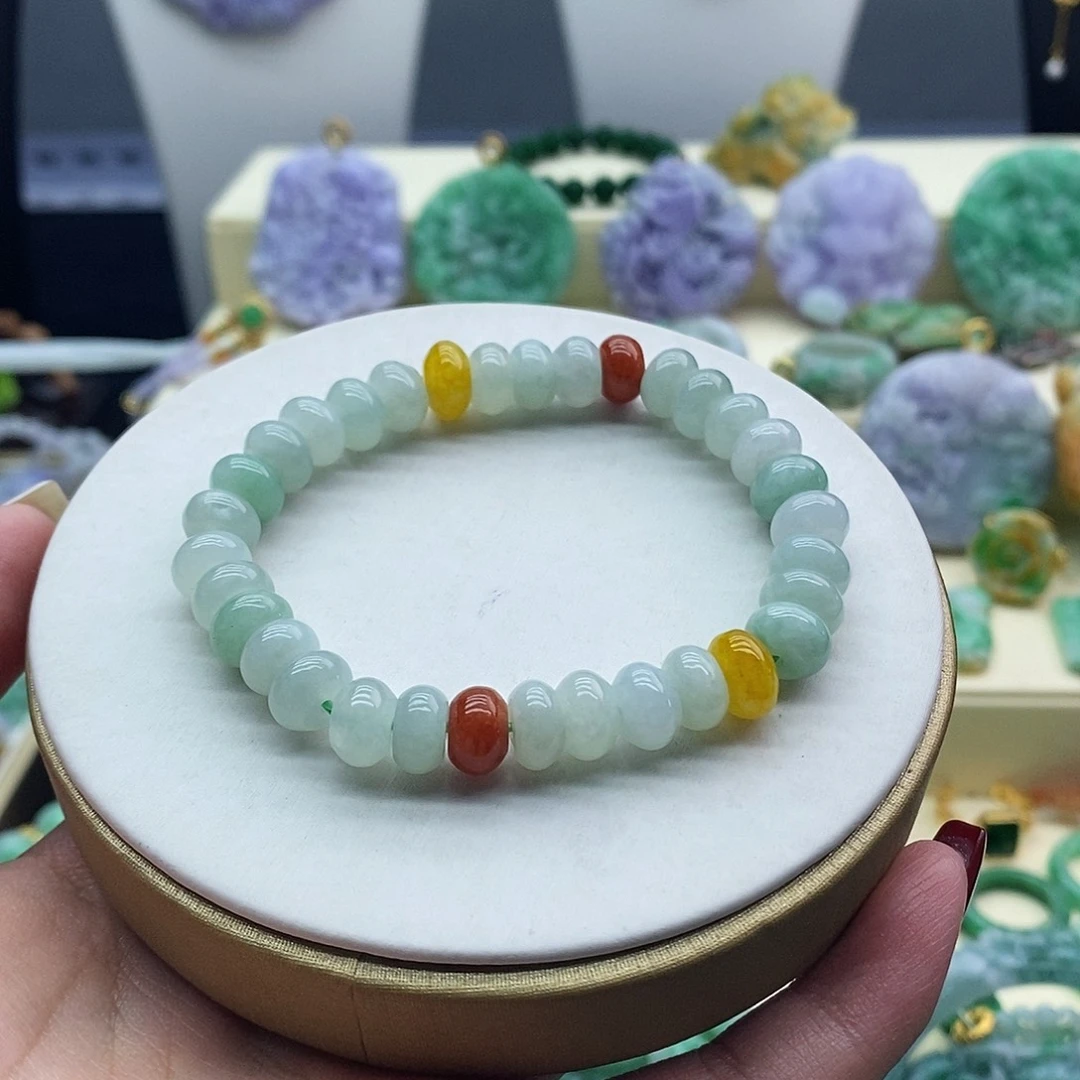翡翠未镶嵌手串手串