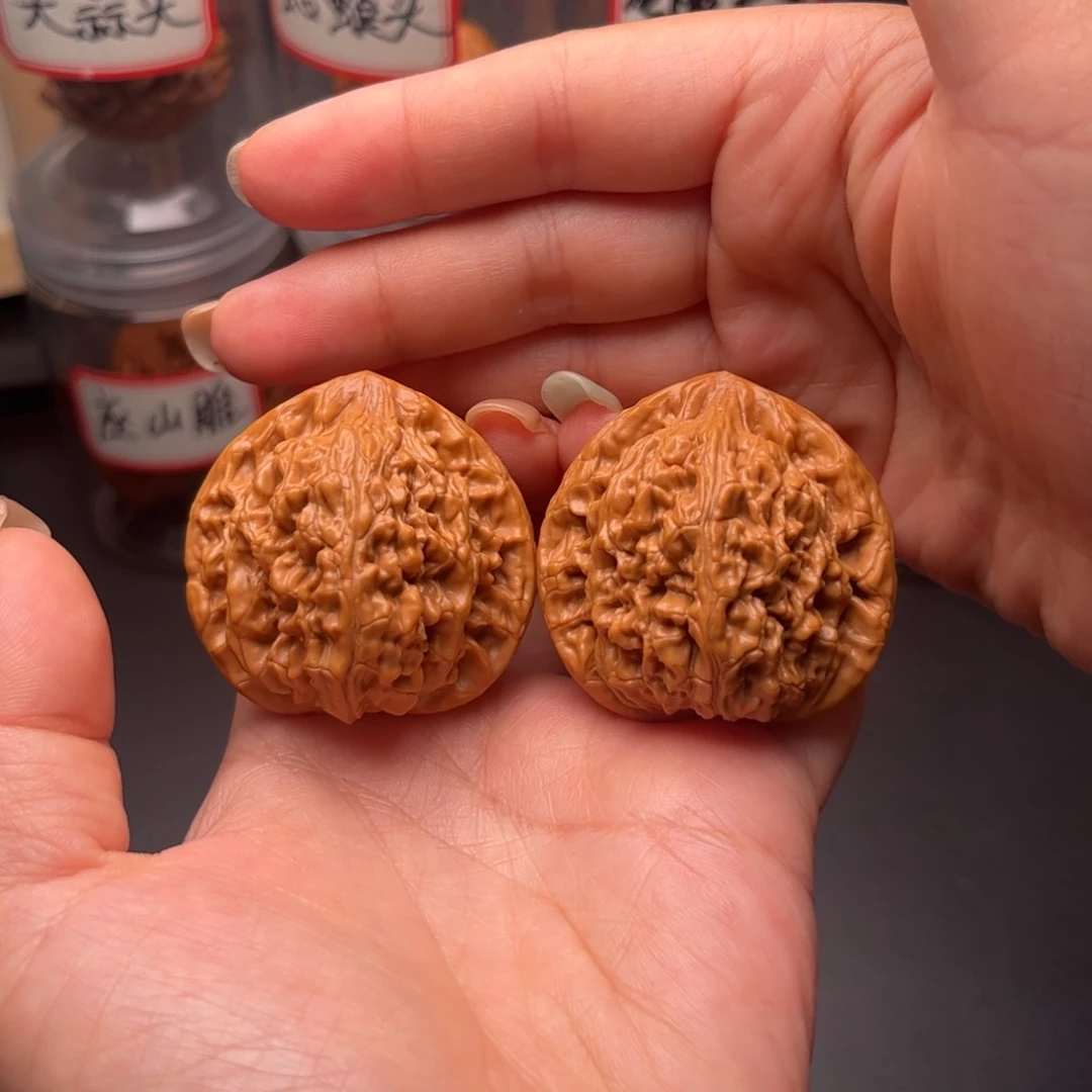 文玩核桃把件小众望月