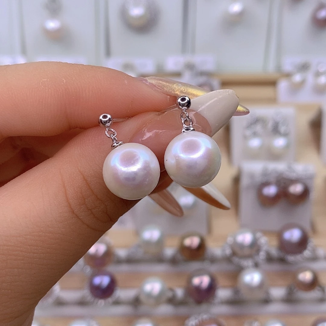 淡水珍珠银S925镶嵌颈饰诺**咪