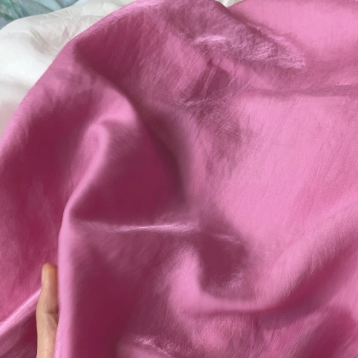 天丝（莱赛尔纤维）玫粉色人鱼姬2米