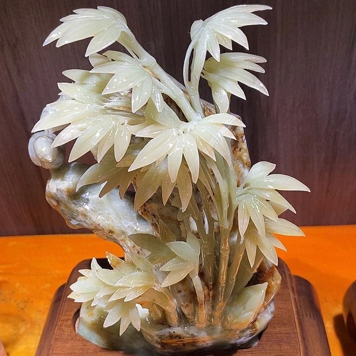 蛇纹石玉（覆膜）合金珠宝奇石