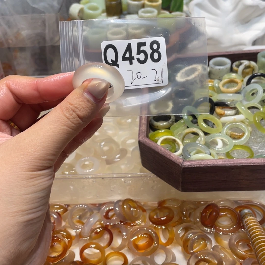 玛瑙/玉髓未镶嵌戒指458