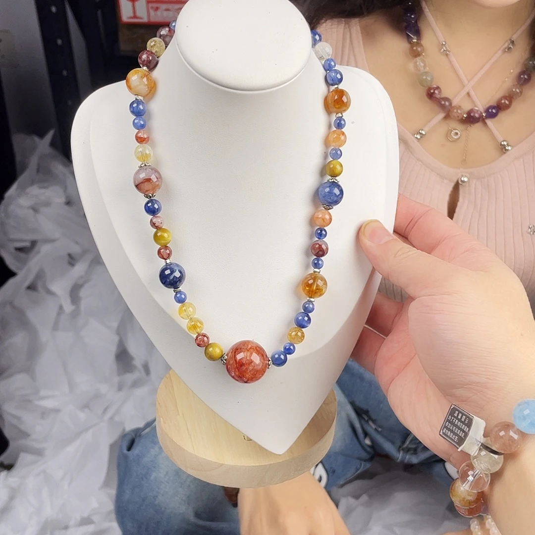 银S925镀金镶嵌手串水晶