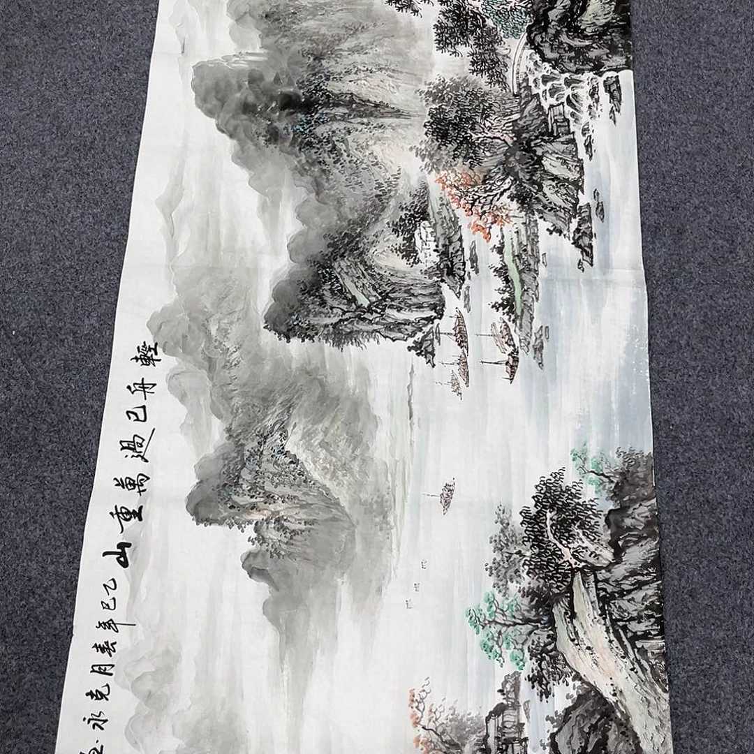 国画国画老师手绘作品