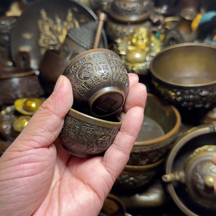 铜器摆件收收藏藏