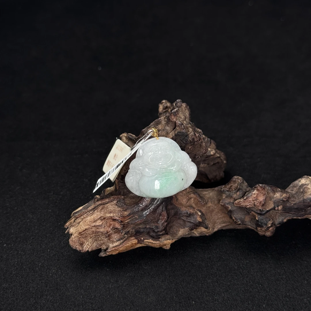 【诚翠拍品第一百一十五期午】翡翠49吊坠Q4037金