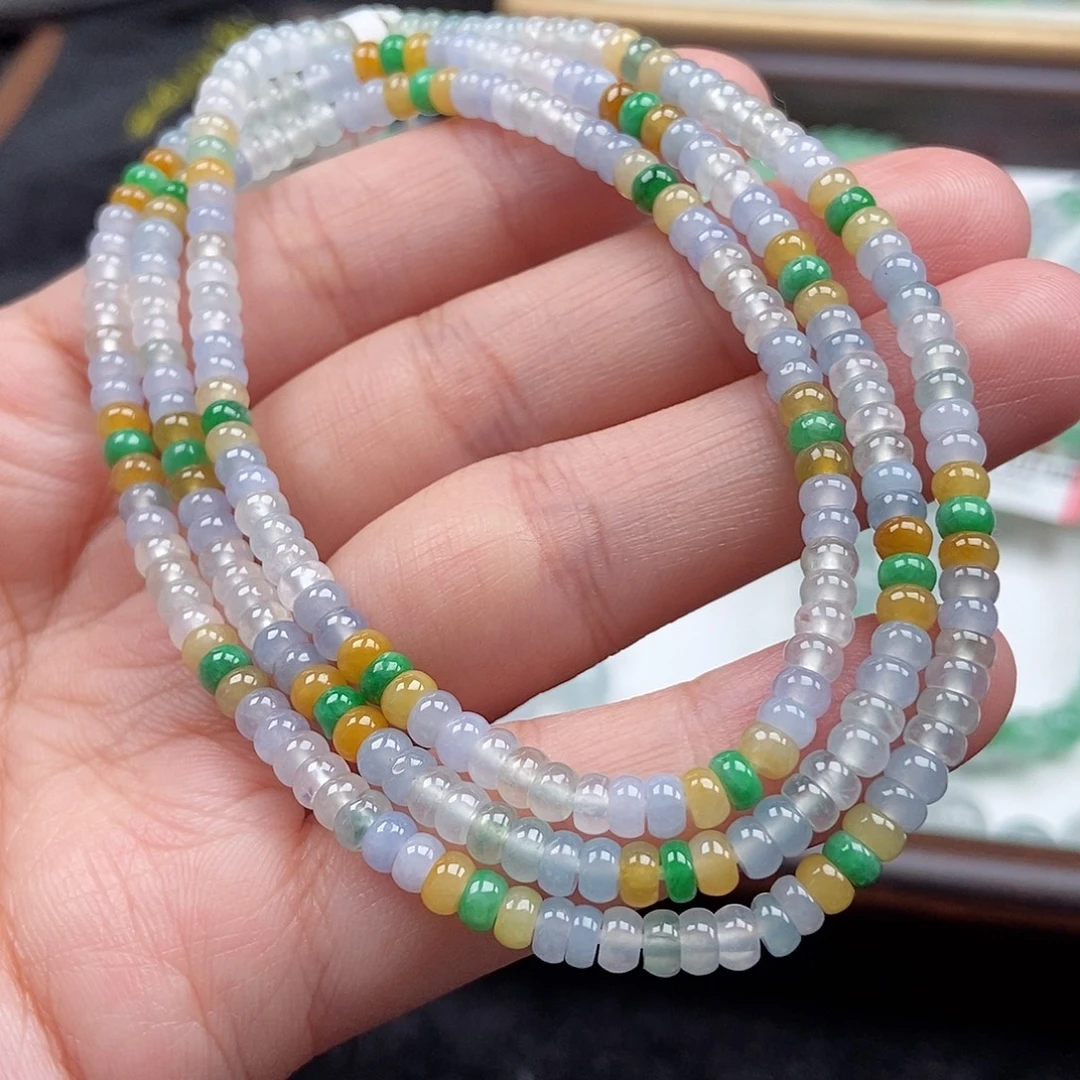 翡翠未镶嵌手串卡4