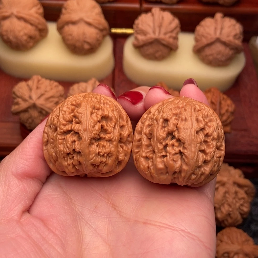 桃核把件N**.平谷小粗筋36