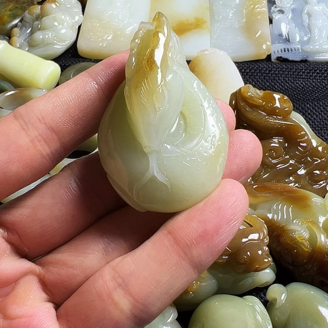 吊坠(不含链)未镶嵌和田玉
