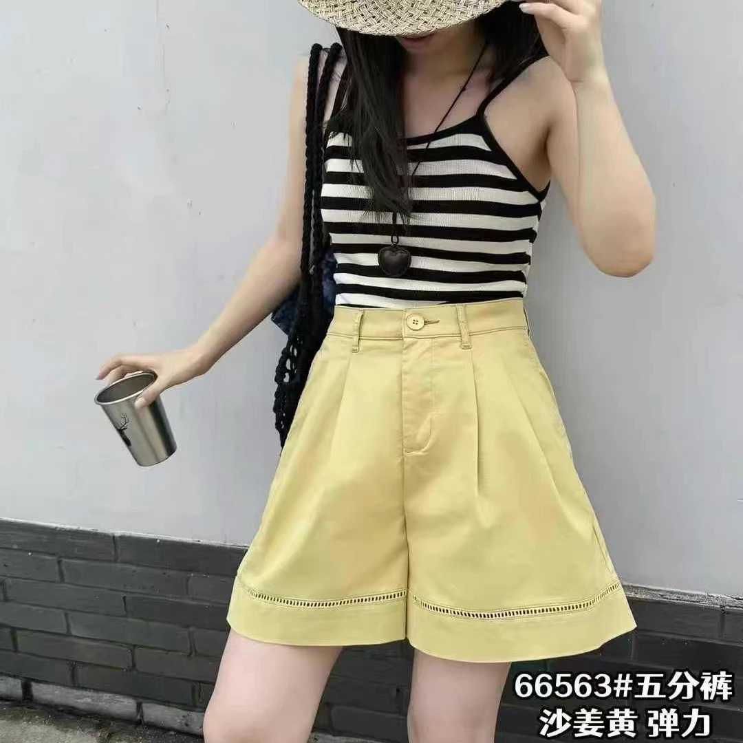 【云云精选】1130 夏季镂空四分裤